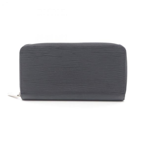 Louis Vuitton Zippy Wallet, Round Long Epi Leather, Men's, Black, M60072 - Picture 1 of 9